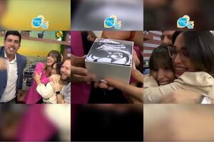 Así sorprendió Luchi a sus compañeros con el anuncio de su embarazo