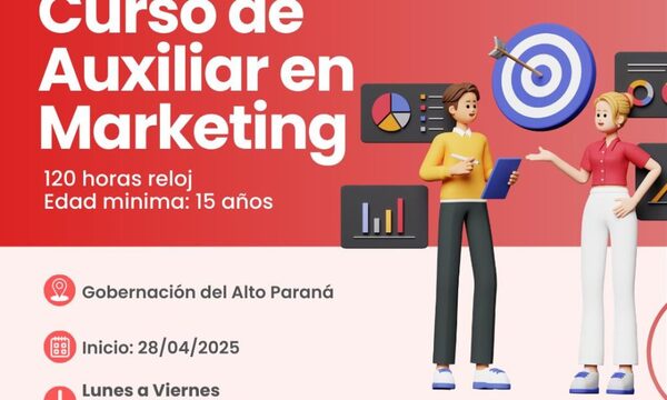 Lanzan curso gratuito de Auxiliar en Marketing