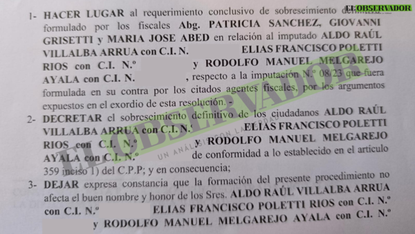Disponen sobreseimiento de abogado en causa por presunto hurto - El Observador