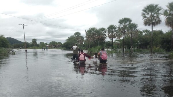 En Fuerte Olimpo emiten alerta amarilla por situación crítica: Piden asistencia de autoridades nacionales