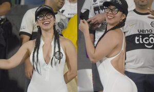 “La Madrina” del Olimpia mostró una de sus técnicas para tener ese lomazo