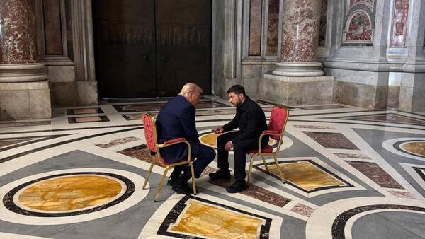 Los equipos de Trump y Zelenski trabajan para volver a reunirse hoy en Roma