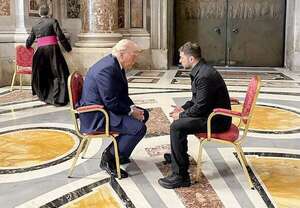 El funeral de Francisco deriva en un nuevo “cara a cara” entre Trump y Zelenski - Mundo - ABC Color