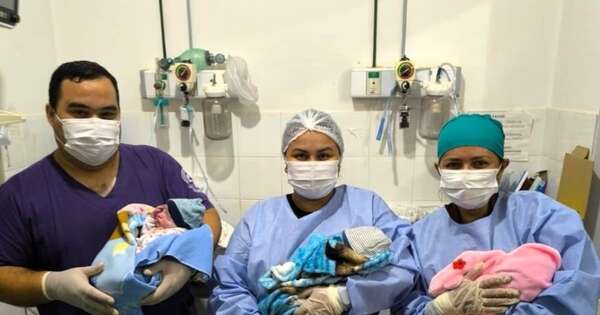 La Nación / Nacieron trillizos en hospital de San Pedro