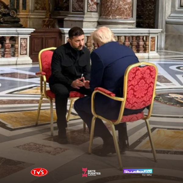 Zelenski califica de “histórica” su reunión con Trump en Roma si se logran resultados - TVS