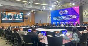 La Nación / Ministro expuso la estrategia económica del país a mediano plazo ante el FMI y el GBM