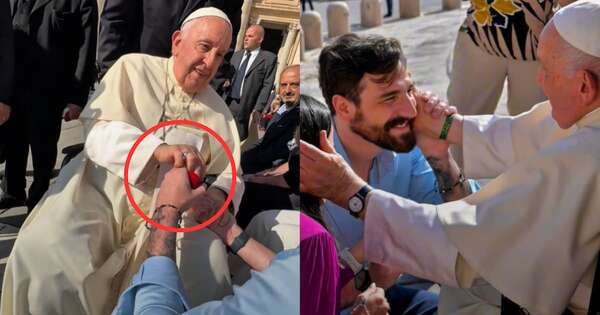 La Nación / Propuesta de matrimonio bendecida por el papa Francisco se volvió viral tras su partida