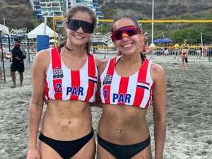 Fiorella Núñez y Denisse Álvarez, a las semifinales del Sudamericano de vóley playa - Polideportivo - ABC Color