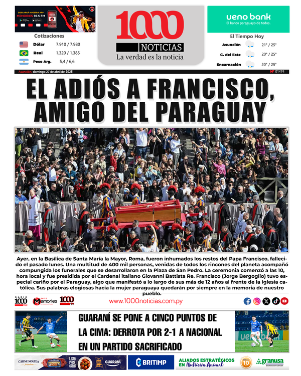 27 Abril 2025 - 1000 Noticias
