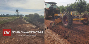 MUNICIPALIDAD DE NUEVA ALBORADA AVANZA CON MEJORAS VIALES ENTRE CALLE C Y CALLE D