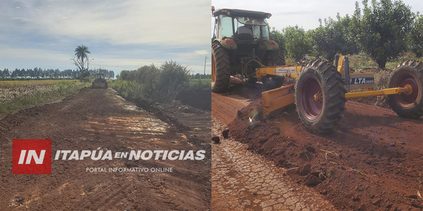MUNICIPALIDAD DE NUEVA ALBORADA AVANZA CON MEJORAS VIALES ENTRE CALLE C Y CALLE D