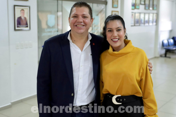 La Fuerza de la Juventud: Concejal Larissa Winckler participa del homenaje a todos los periodistas del departamento de Amambay - El Nordestino
