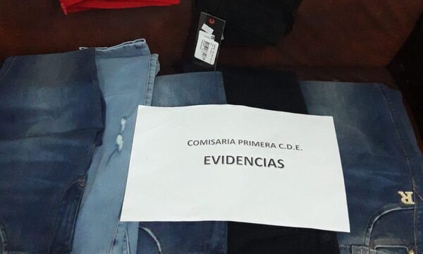 Capturan a sujeto con frondosos antecedentes por robo de prendas de vestir