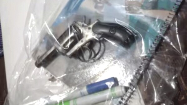 Nena fue a hacer la tarea, halló un arma y se disparó