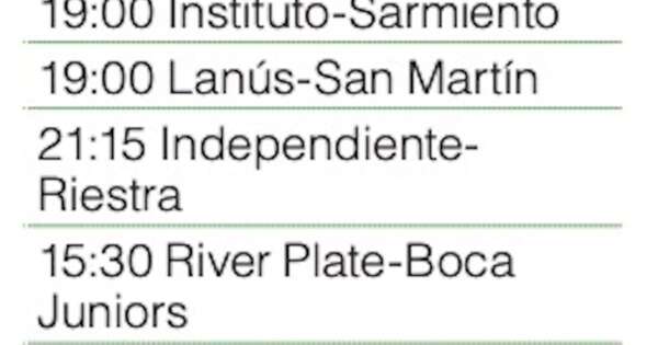 La Nación / River-Boca, en eléctrico superclásico