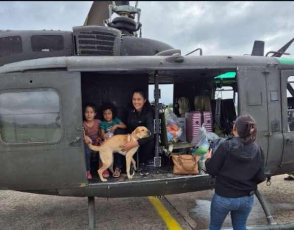 “Firulais” fue evacuado con su familia humana en medio de inundaciones en el Chaco - Nacionales - ABC Color