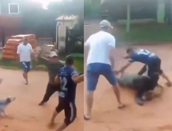 (VIDEO). ¡Que bonita vencindad! Discusión en Capiatá termina en amenazas y agresiones