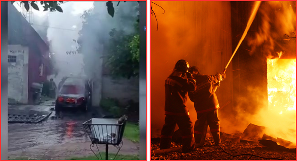 Gran incendio en cadena de alimentos: pérdidas millonarias en Lambaré - SNT