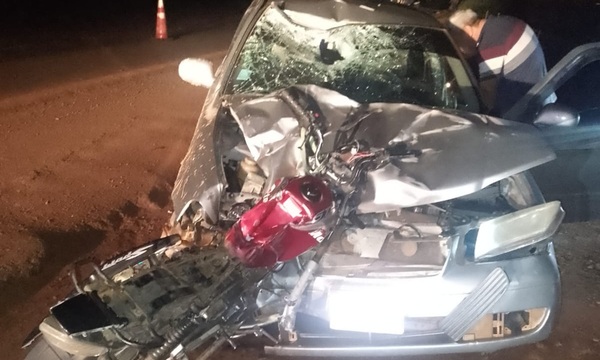 Joven motociclista fallece en accidente de tránsito en Coronel Oviedo - OviedoPress