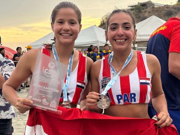 Vóley playa: Medalla de plata para Fio y Denisse en el Sudamericano de Santa Marta - Polideportivo - ABC Color