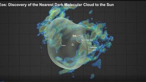 Hallan una vasta nube molecular cerca del Sistema Solar que no se había visto antes