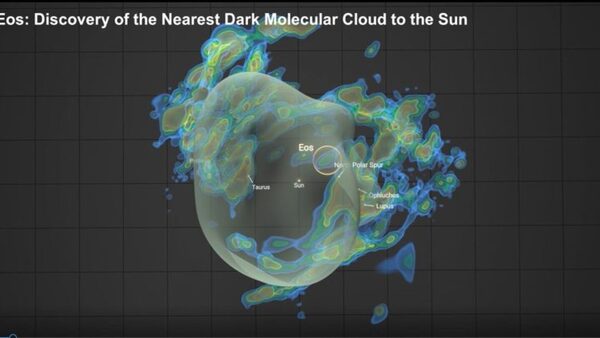 Hallan una vasta nube molecular cerca del Sistema Solar que no se había visto antes