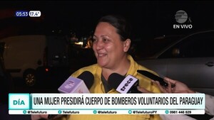 Una mujer presidirá Cuerpo de Bomberos Voluntarios del Paraguay