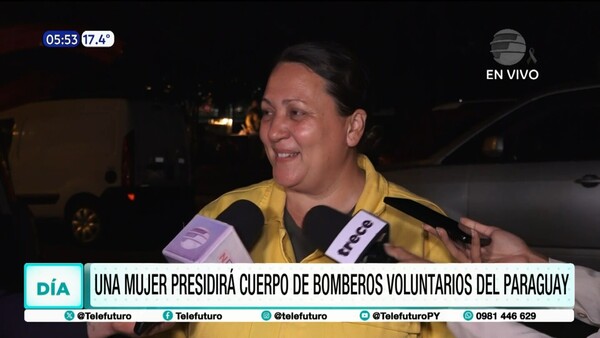 Una mujer presidirá Cuerpo de Bomberos Voluntarios del Paraguay