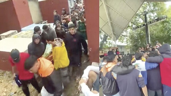 Con tiros y bomba pu despiden a presunto malevo abatido