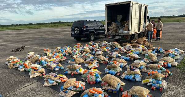 La Nación / Envían 44.000 kilos de alimentos para familias afectadas por las inundaciones en Concepción