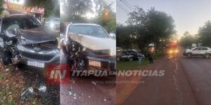 ACCIDENTE EN TRINIDAD DEJA VARIOS LESIONADOS Y DAÑOS MATERIALES