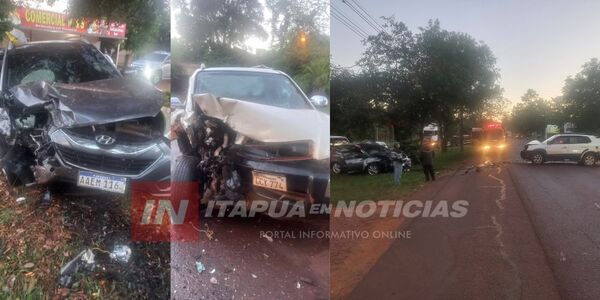 ACCIDENTE EN TRINIDAD DEJA VARIOS LESIONADOS Y DAÑOS MATERIALES