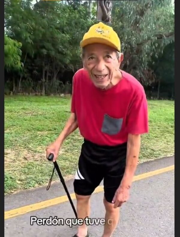 (Video) Abue de 88 años revela su secreto de longevidad ¿querés saber cuál es?