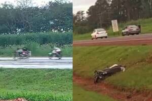 ¿Corrían una carrera clandestina? Una joven mamá falleció en un triple accidente de motos
