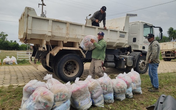 Envían 44.000 kilos de alimentos a damnificados de comunidades de Concepción