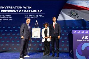 Presidente recibe reconocimiento "símbolo de un profundo lazo entre el pueblo judío y Paraguay" - .::Agencia IP::.