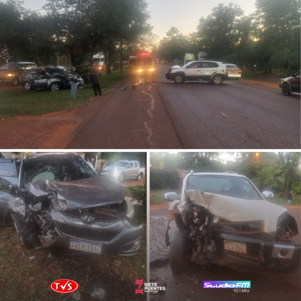 Accidente de Tránsito en Ruta PY06 Deja Lesionados y Daños Materiales - TVS