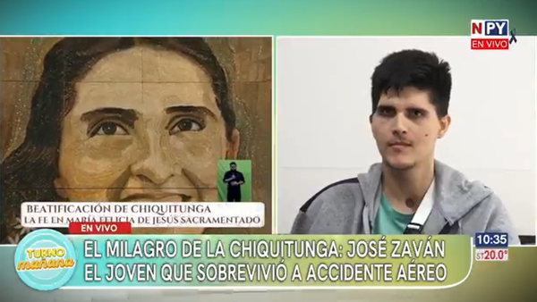 ¡Fe en Chiquitunga! La asombrosa recuperación de José Zaván 4 años después del accidente aéreo