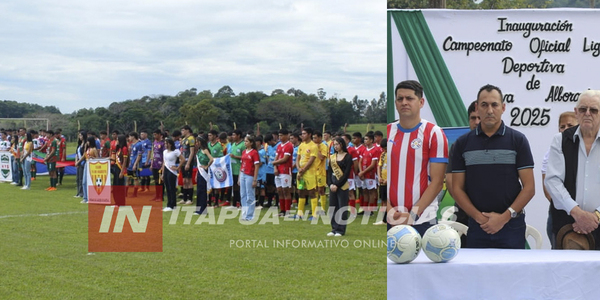 INICIÓ UNA NUEVA TEMPORADA DE LA LIGA DEPORTIVA DE NUEVA ALBORADA