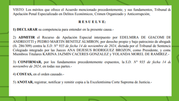 Confirman condena a responsables de Fucela por estafa en proyecto de agua potable financiado por el INDERT - El Observador