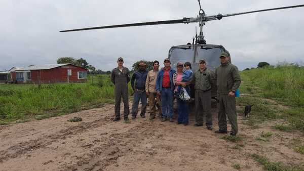 Alto Paraguay: Evacuan a familias de San Carlos tras varios días de espera