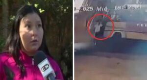Bajó del bus y fue embestido violentamente por motociclista - SNT