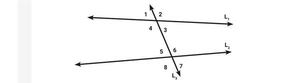 Ángulos entre rectas cortadas por una transversal. Ejercicios con respuestas - Matemática Tercer Ciclo - ABC Color