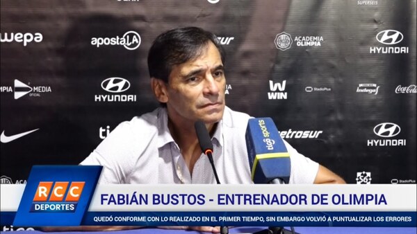 Video: Palabras DT Fabián Bustos – Sportivo Trinidense (1) vs. (1) Olimpia – Fecha 16 – Torneo Apertura