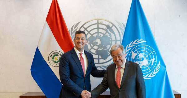 La Nación / Peña se reunió con secretario de la ONU y ratificó su compromiso con la defensa de la paz