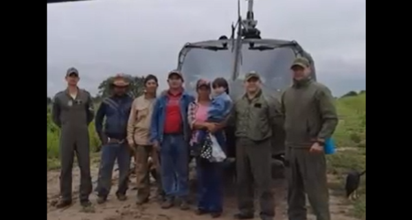Rescatan a niño y su padre tras días de aislamiento en Alto Paraguay - ADN Digital