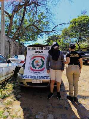 Recuperan Vehículo Robado en Asunción tras Operativo Policial
