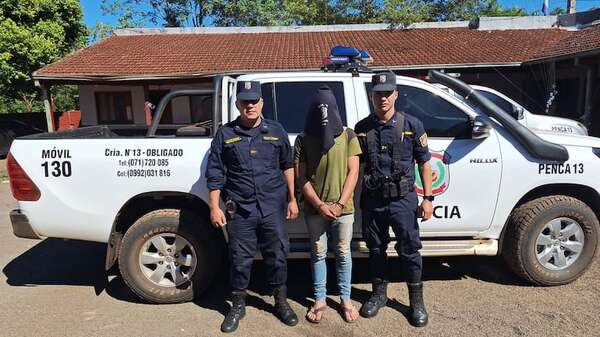 Segunda vez detenido en un mes, en la última por supuesto abuso de su hijastra - Policiales - ABC Color