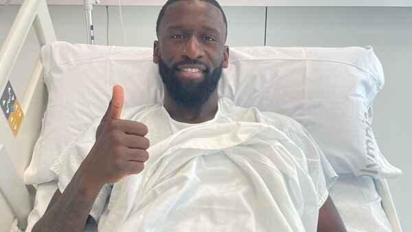 Rüdiger, operado de una rotura parcial en el menisco externo