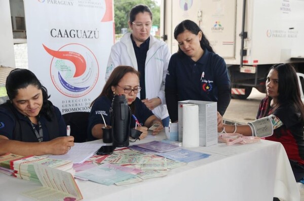 Comunidades de Caaguazú acceden a más de 800 servicios de salud en jornadas de atención extramural - .::Agencia IP::.